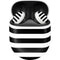 White and Black Stripes Google Pixel Buds Skin
